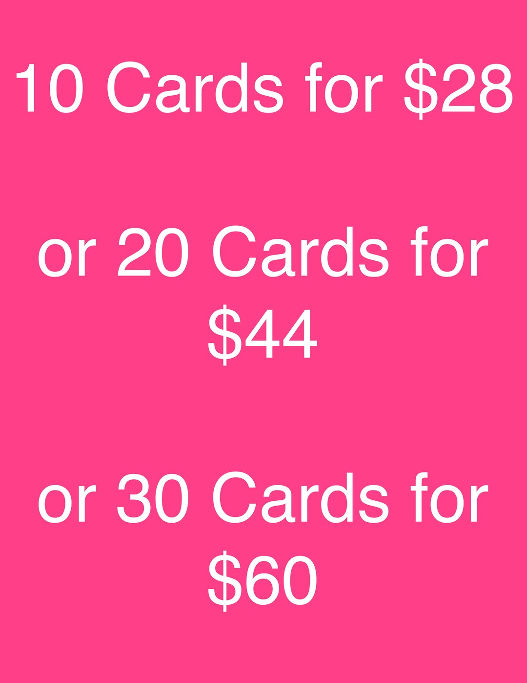 Greeting Card Value Sets choose the Cards Yourself or I Can Select an