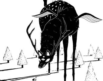 Favorite Creatures of the Forest Art Print