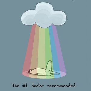 Rainbow Immersion Therapy Greeting Card