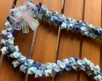 Blue Hawaii Star Lei