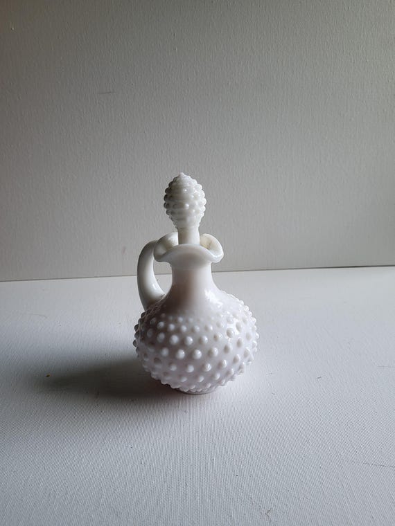 Vintage Avon Bath Oil Bottle with Removable Lid - Gem
