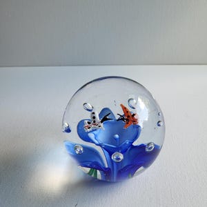 Butterfly Glass Paperweight