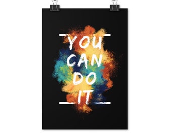 Motiverende Poster: Krachtige Quote voor Dagelijkse Inspiratie & Positiviteit.