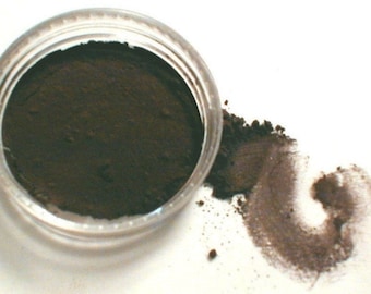 Vegan Eyeliner Eye Shadow Kettle  Darkest Brown Black Matte