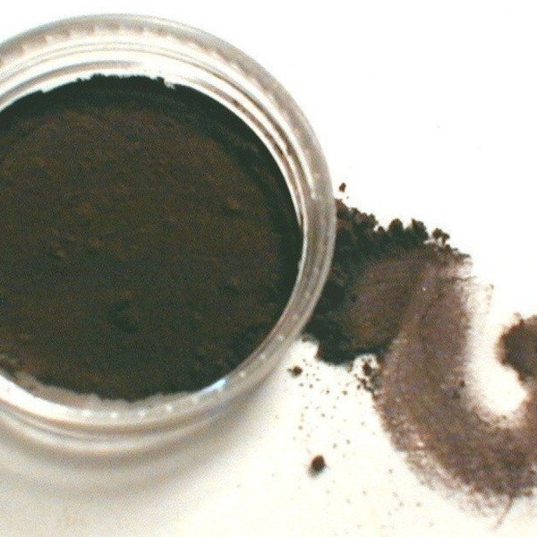 Vegan Eyeliner Eye Shadow Kettle  Darkest Brown Black Matte