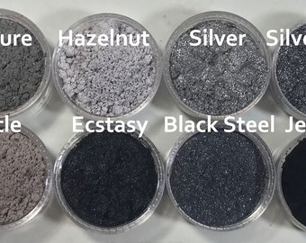 Grey Black Silver Gray Eye Shadow