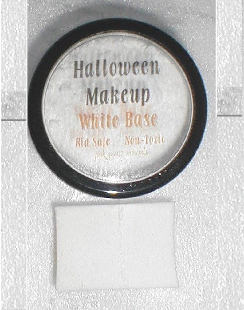 Stage and Halloween Makeup White Base Safe for Kids Pink Quartz Minerals Baby Costume image 3