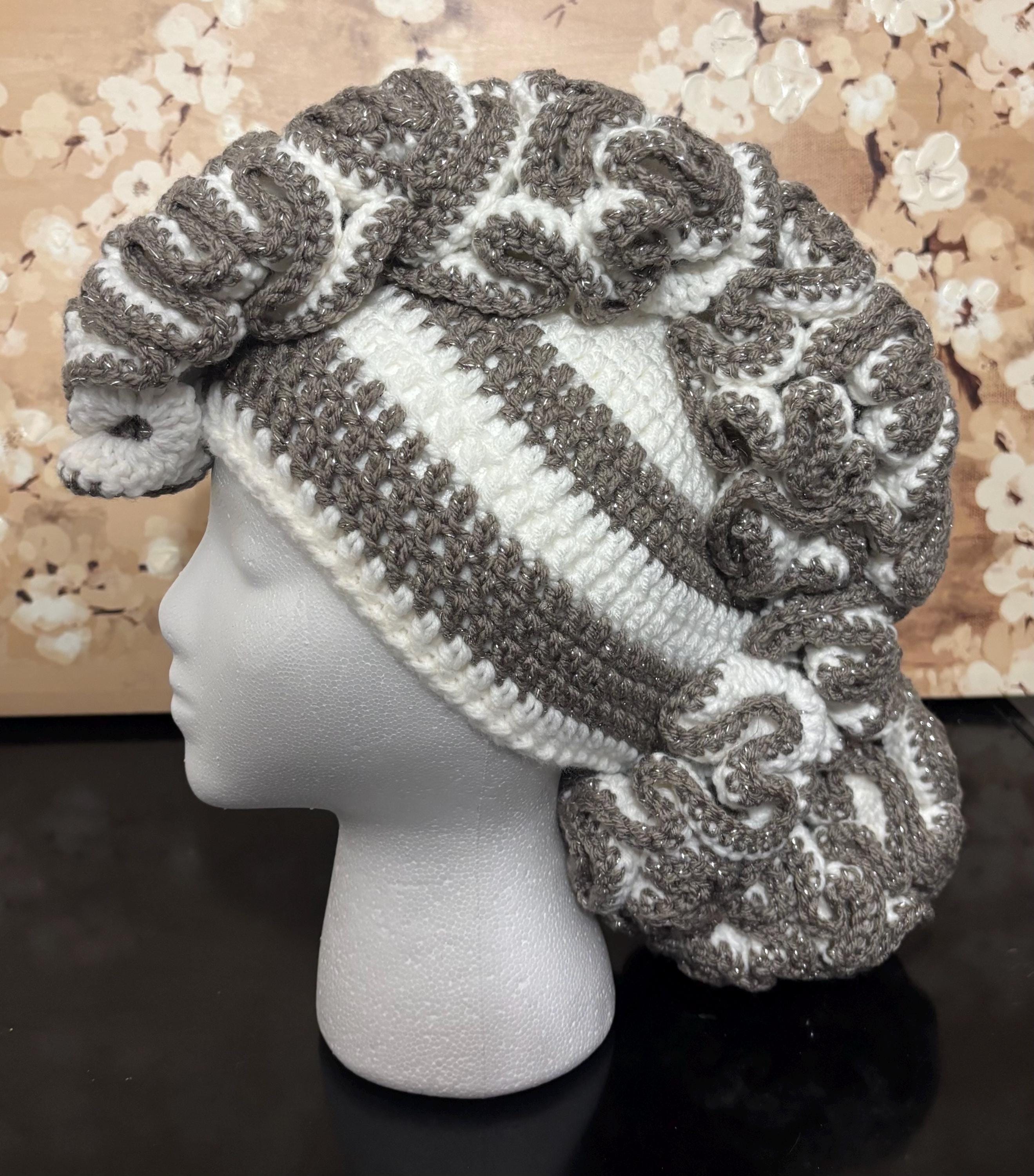 Crochet Ruffle Mohawk Hat - Etsy New Zealand, image size:2638x3000