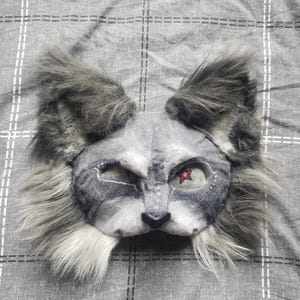 Raccoon Therian Mask