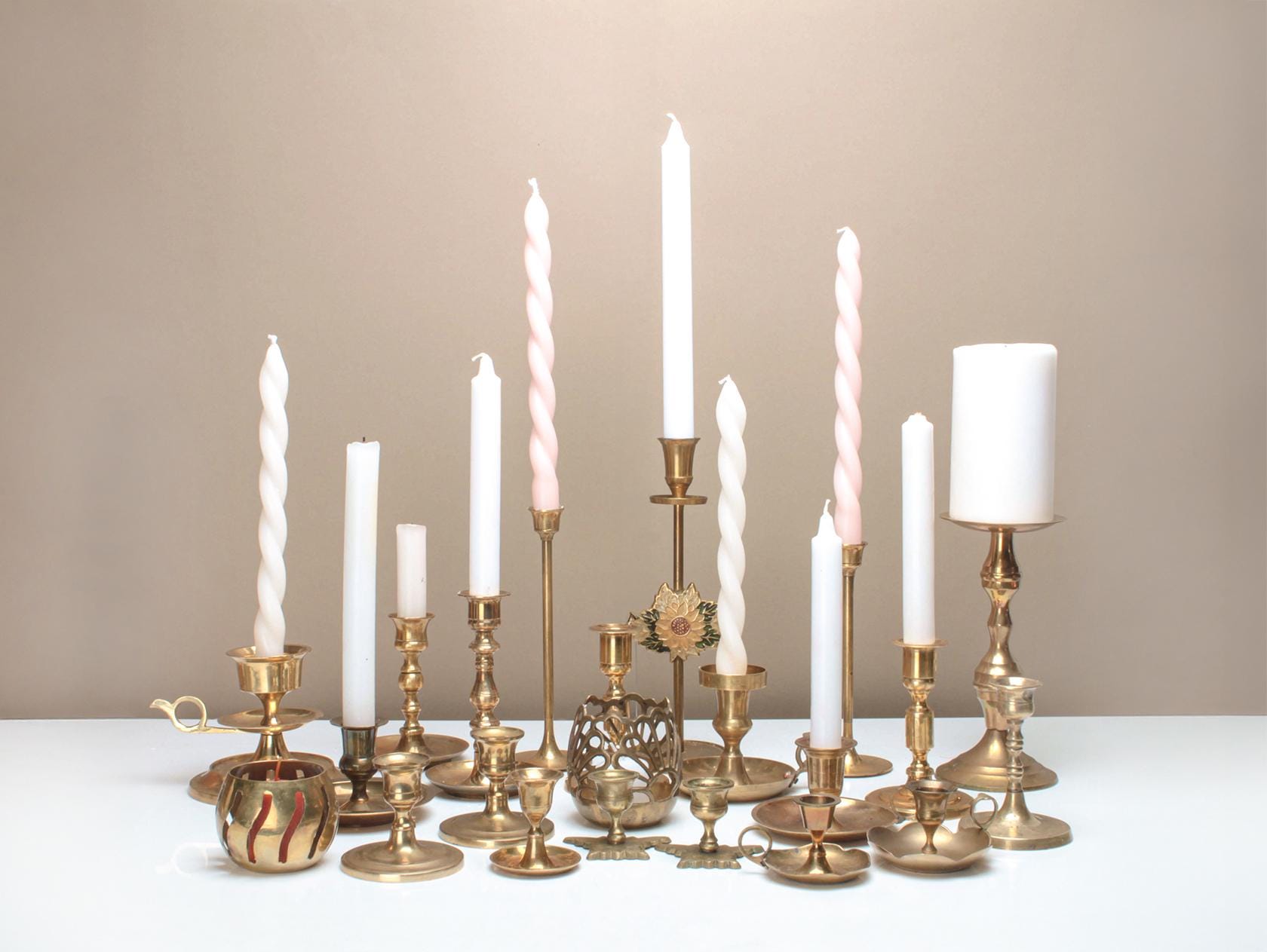 B&P Lamp® 4" Ht., Gold Poly Candle Cover, Candelabra Base