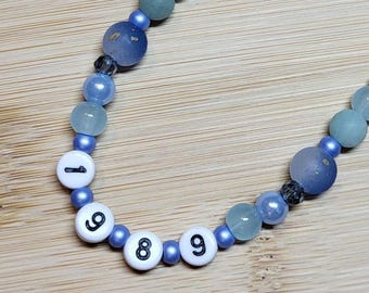 1989 Bracelet Taylor Swift inspiré Bracelet Sky Blue Friendship Bracelet Swiftie cadeau album inspiration bijoux
