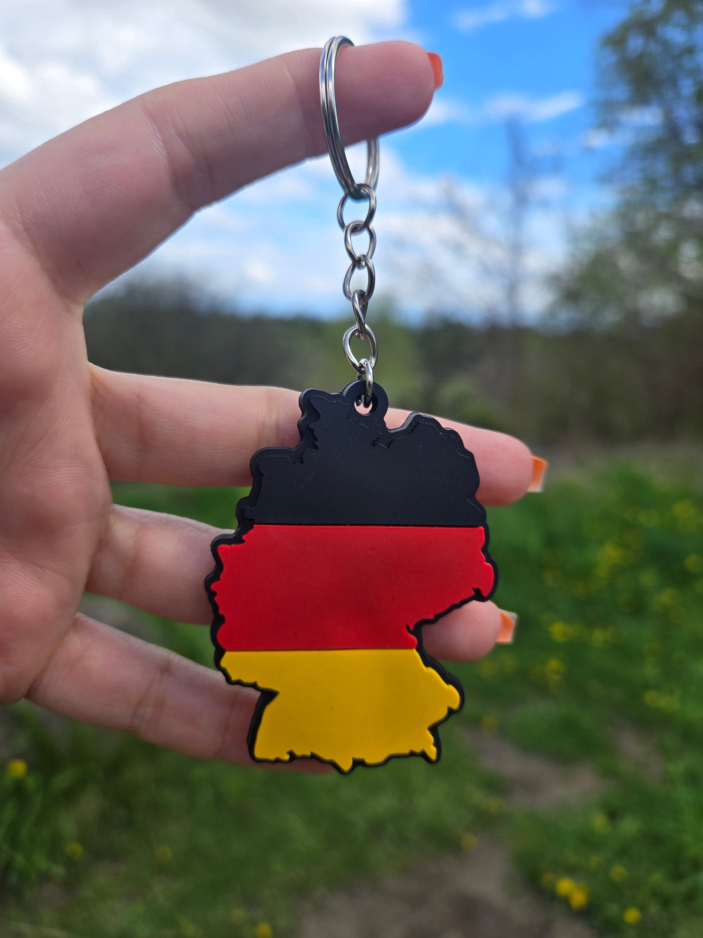 Portachiavi con aquila e bandiera tedesca, Bundesrepublik