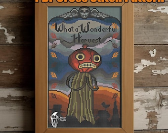 Kruissteekpatroon oogst: over de tuinmuurontwerp (digitale pdf)