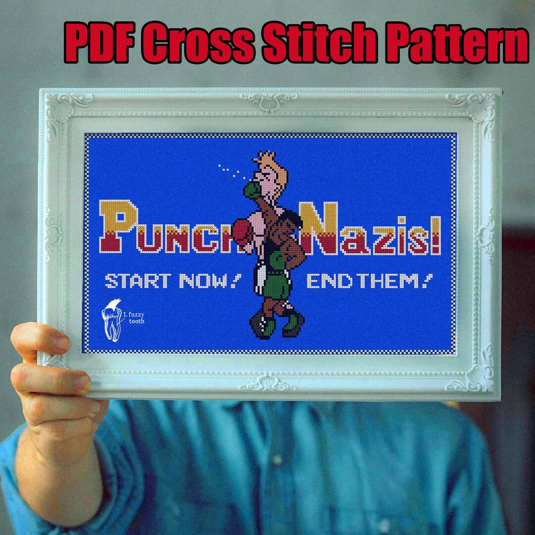 Punch up - Digital PDF Cross-stitch Pattern - Pattern Keeper Friendly ...