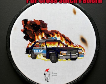 Een goed begin - digitaal pdf-kruissteekpatroon - gebruiksvriendelijk - door mensen gemaakt