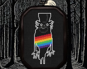 Pride Baba - digitaal pdf-kruissteekpatroon - patroonvriendelijk - door mensen gemaakt