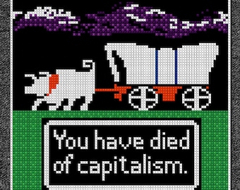 Trail Fail - Digitaal pdf-kruissteekpatroon - optioneel volledige dekking - patroonvriendelijk - door mensen gemaakt