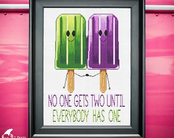 Twin Win - digitaal pdf-kruissteekpatroon - volledige dekking - patroonvriendelijk - door mensen gemaakt