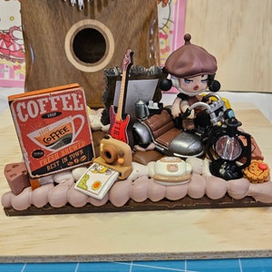 display quadrato popmart con simulazione crema