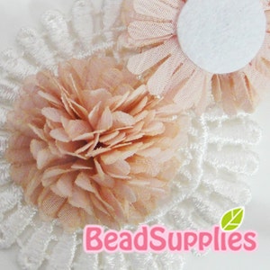 FA-FL-03003 Fabric Pom Pom M, pink, 2 pcs image 1