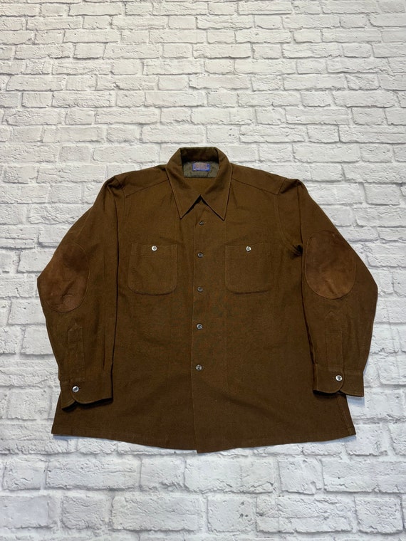 Pendleton VTG 70s 100% Wool Board Shirt Collar USA