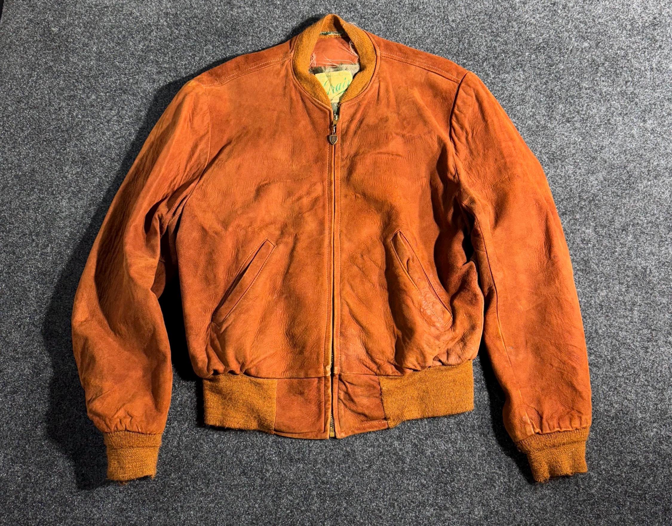 1950s vintage suede flyte jacket｜メンズ