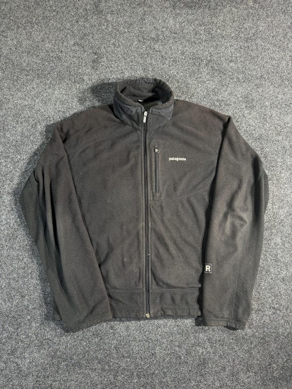 Vintage Patagonia R4 Jacket Mens XL Black Fleece Full Zip Outdoor 90s Etsy