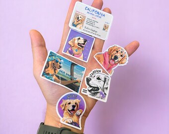 Doggo Stickers, Cute Olivia Waterproof Sticker Labels, Scrapbook Laptop Stanley Bottle Stickers for Olivia Lovers, Gift for Guts Fan