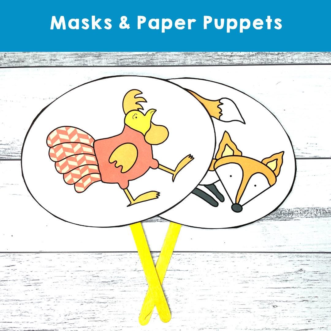 Rosie's Walk by Pat Hutchins Story Retell Activities - Etsy Australia