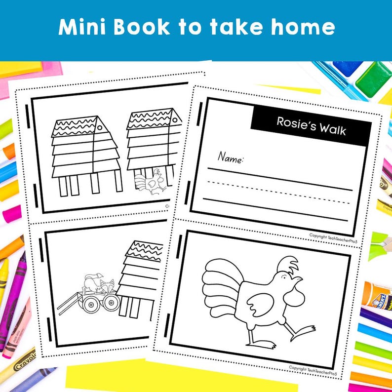 Rosie's Walk by Pat Hutchins Story Retell Activities - Etsy Australia
