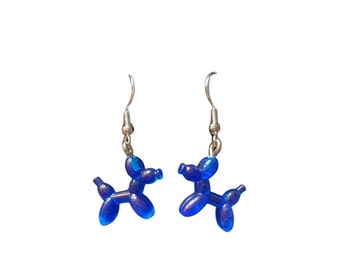 Brickohaulic Balloon Dog Earrings Handmade with LEGO® Bricks Parts