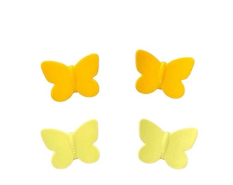 Brickohaulic Butterfly Stud Earrings Handmade with LEGO® Bricks Parts