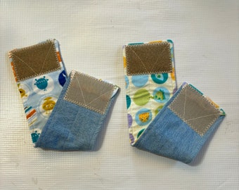 2 pkg Dog Belly Bands READY TO SHIP 9-9.5" waist size x 3" wide