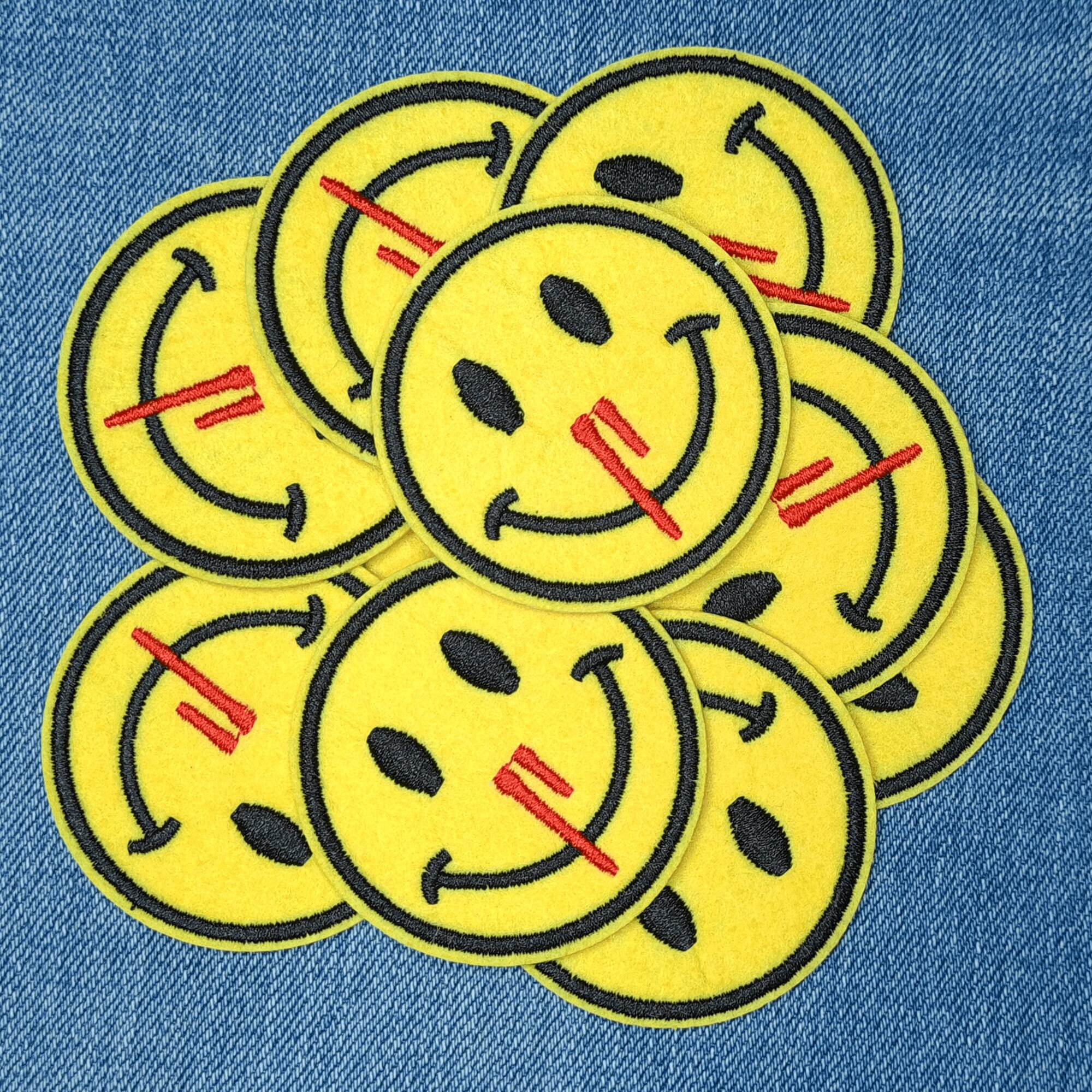 Bloody Nose Emoji Patch Iron on Patches Back Patch Embroidered Patches