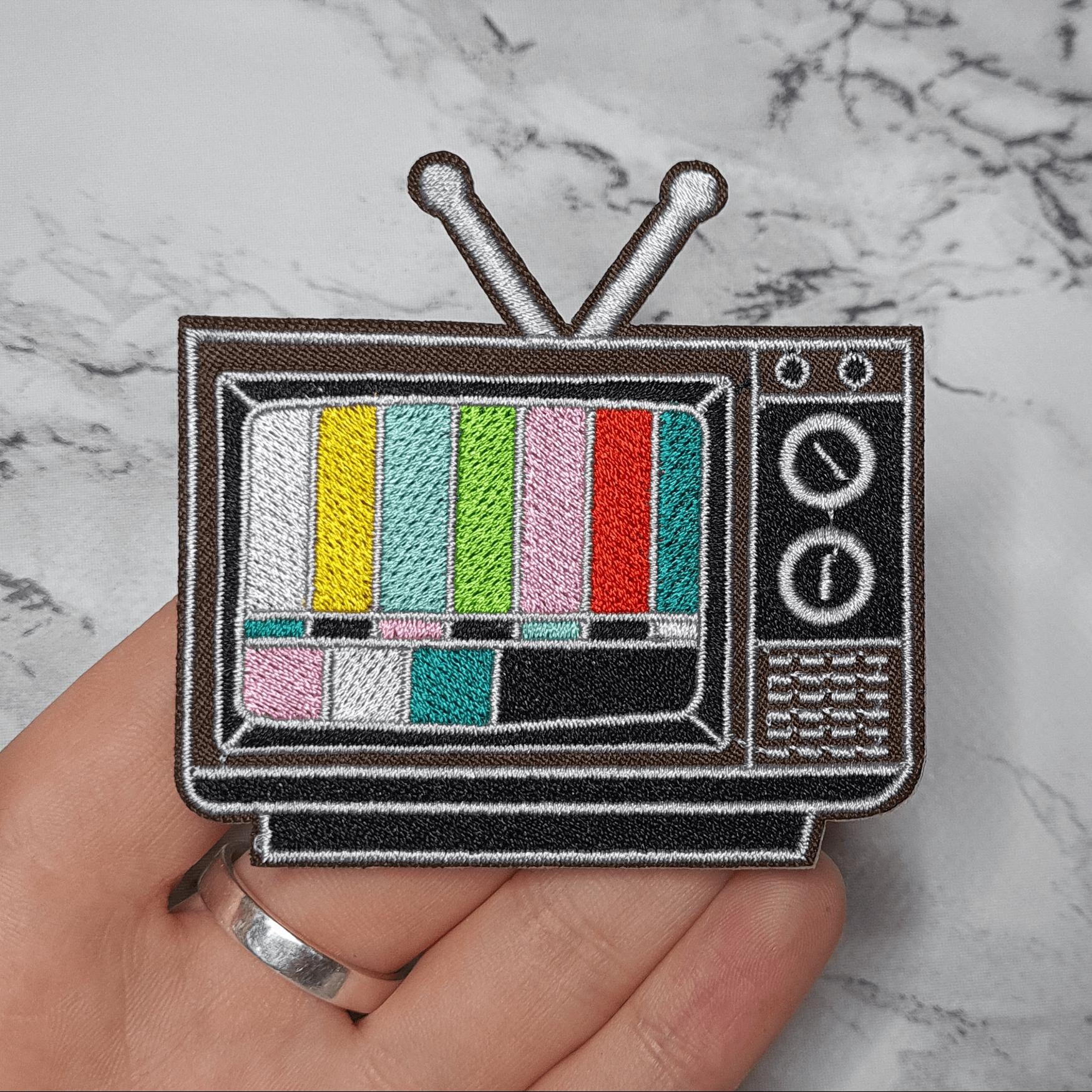 Patch Patches Embroidered Iron On Backpack Tv Test Card - Foto 11