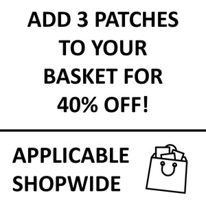 Cartoon Bubble Embroidered Patch | Iron On Applique image 9