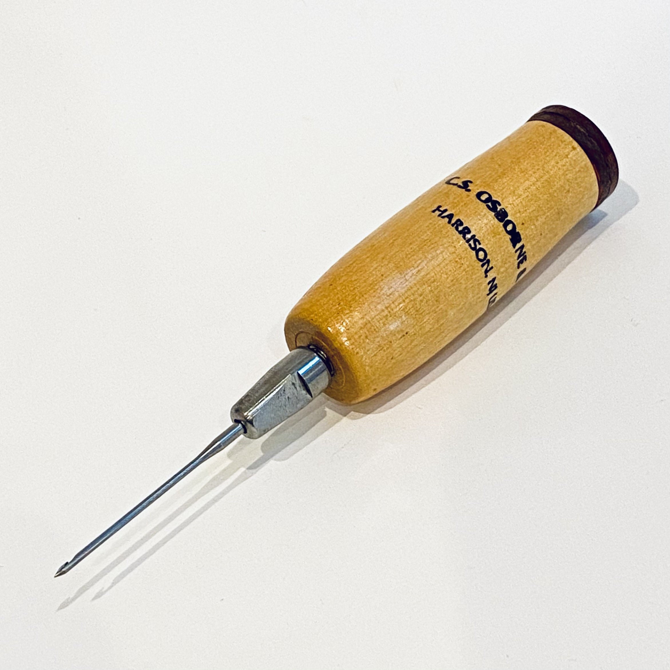 Shoemaking C.S. Osborne Peg Awl Haft 143 Jerk Needle 6 Etsy
