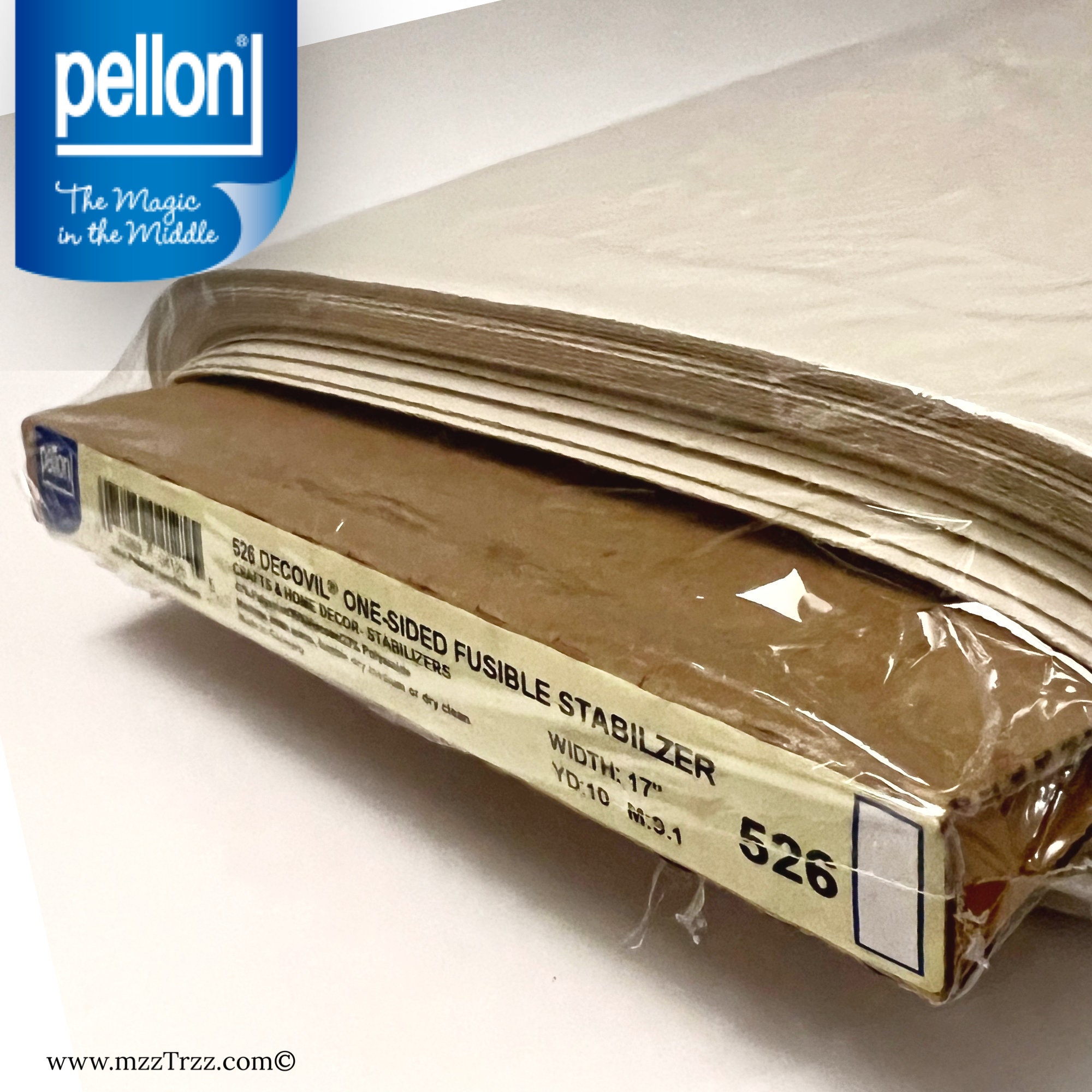 Pellon 911FF Fusible Featherweight BOLT-35 Yds X 20 White Interfacing 