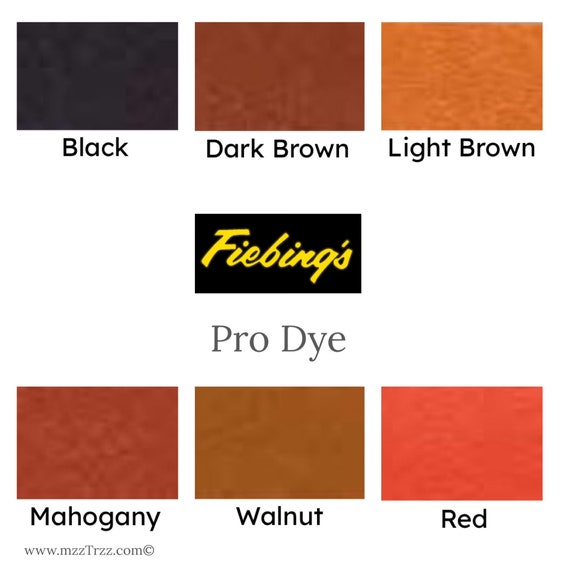  Fiebing's Pro Dye - Red 32oz - Professional Oil Dye for Dying  Leather : Arts, Crafts & Sewing