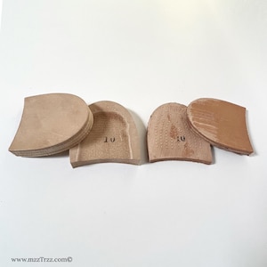 Shoemaking - Heels - Veg Tan Stacked - Montello - Size 10