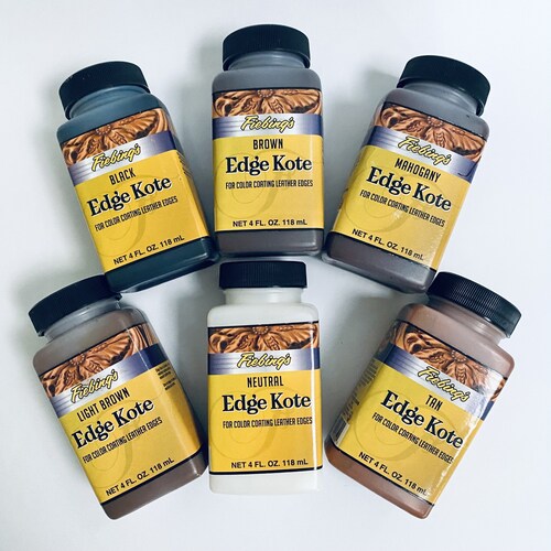 Edge Kote Fiebing 4oz./118ml in 14 Colors/leather Edge Etsy