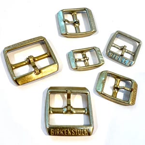 Shoemaking - Birkenstock - Hardware - Buckles - Gold