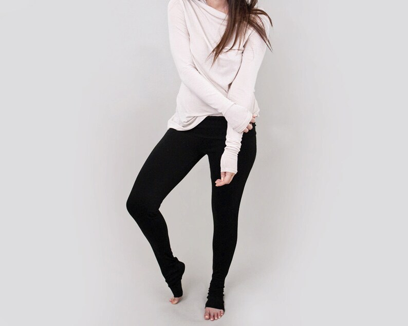 Yoga Leggings Extra Long Length Covers Foot Petite and Etsy