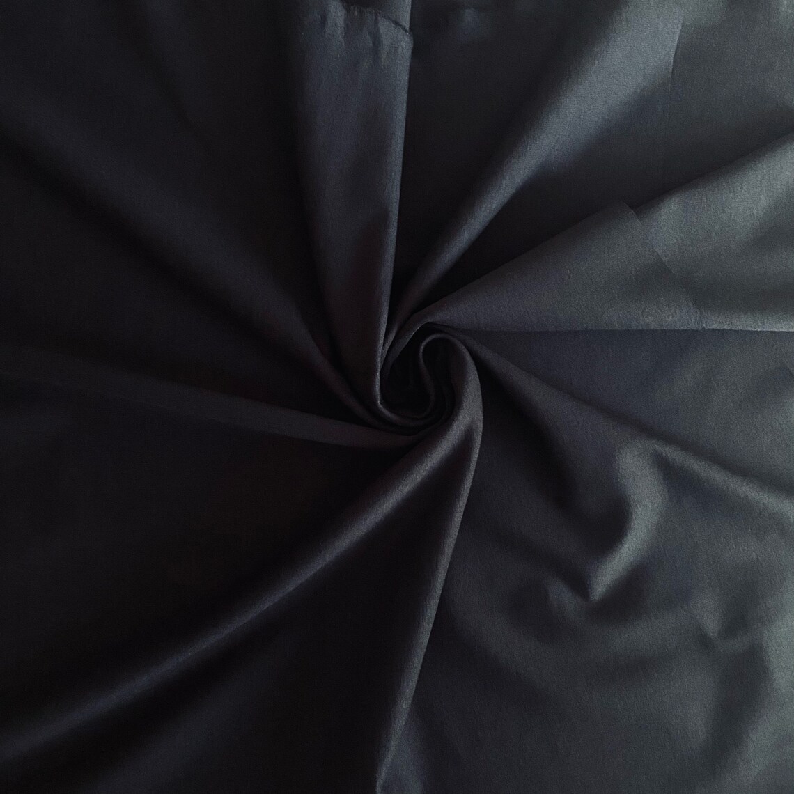 Black Ponte di Roma Fabric Stretch Double Knit Fabric Etsy