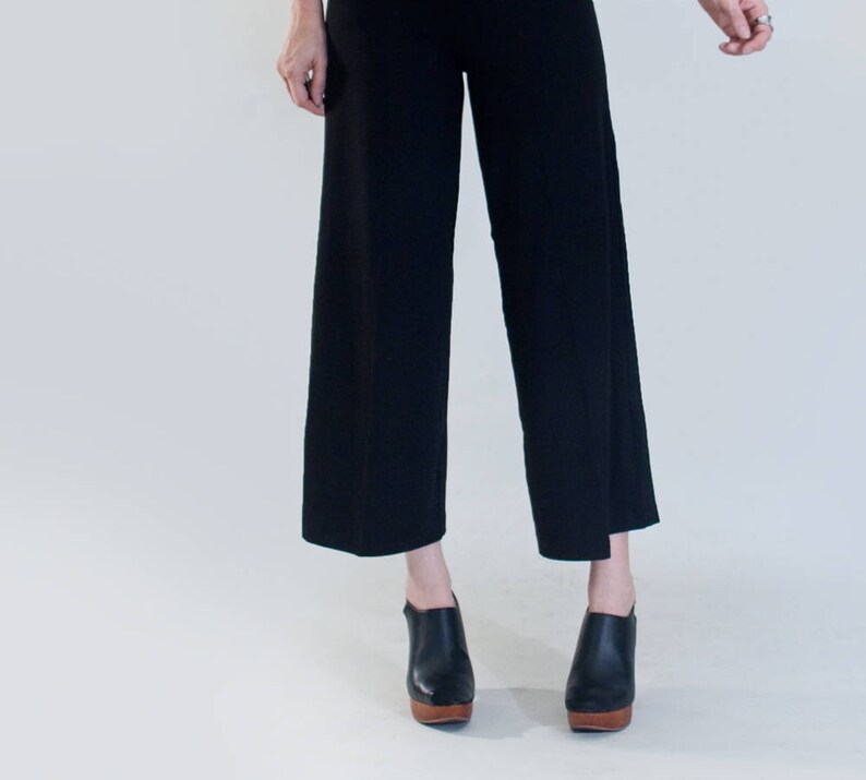 wide leg cropped pants palazzo