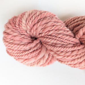 Naturally Dyed Hand Spun 2 Ply Merino Wool Yarn