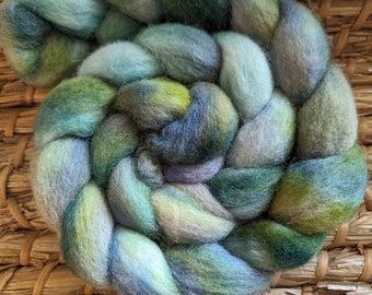 Hand Dyed Corriedale Wool Roving 4.5 Ounces