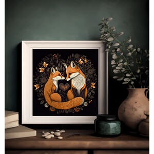 dfgdfgdfg  Fox art, Art prints, Love art