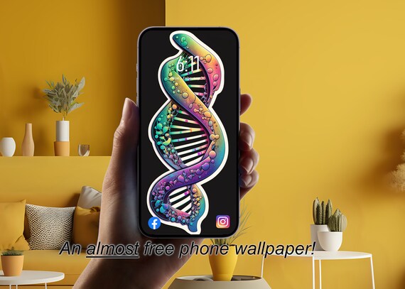 DNA Smartphone Wallpaper for Iphone and Android Digital - Etsy DNA Smartphone Wallpaper for Iphone and Android Digital - Etsy