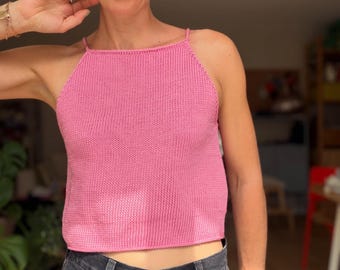 Laure, Oberteil, Tanktop, Débardeur, Pullunder, Strickmuster, Patron de Tricot